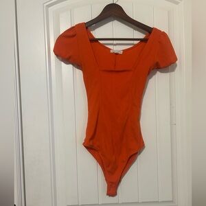 Socialite Vibrant Orange Women's Bodysuit